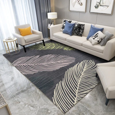 Goede Groen Blad Woonkamer Tapijt Stoel Yoga Mat Jacquard Sofa Vloermatten/Deurmat Tapijten Shaggy Gebied Tapijt Voor Thuis