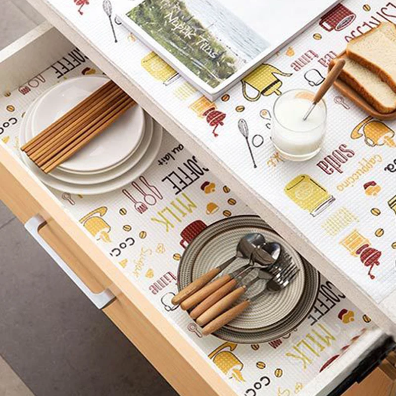 30*500cm Multifunction Refrigerator Mat Antifouling shelf liner waterproof Waterproof Pad Shelf Mildew Proofing Liner | Дом и сад
