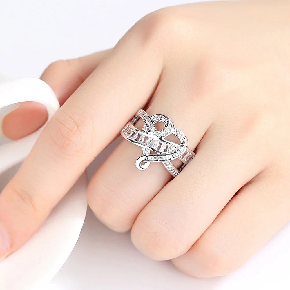 

SBR016 new Wish Amazon EBay Core Ring with Diamond Glass Crystal