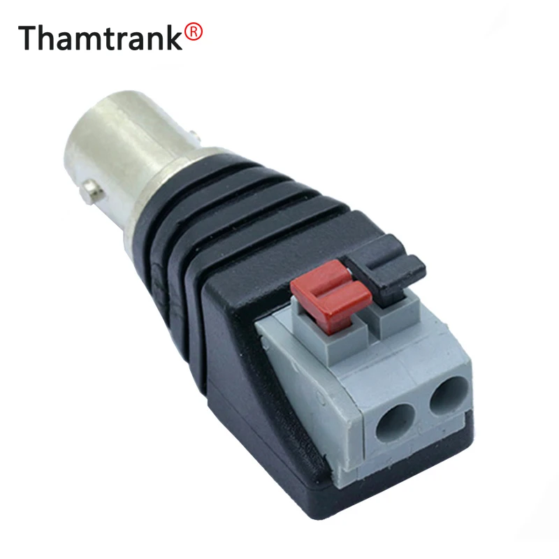 10 шт./лот BNC Женский Разъем UTP видео AV балун разъем пресс типа терминал