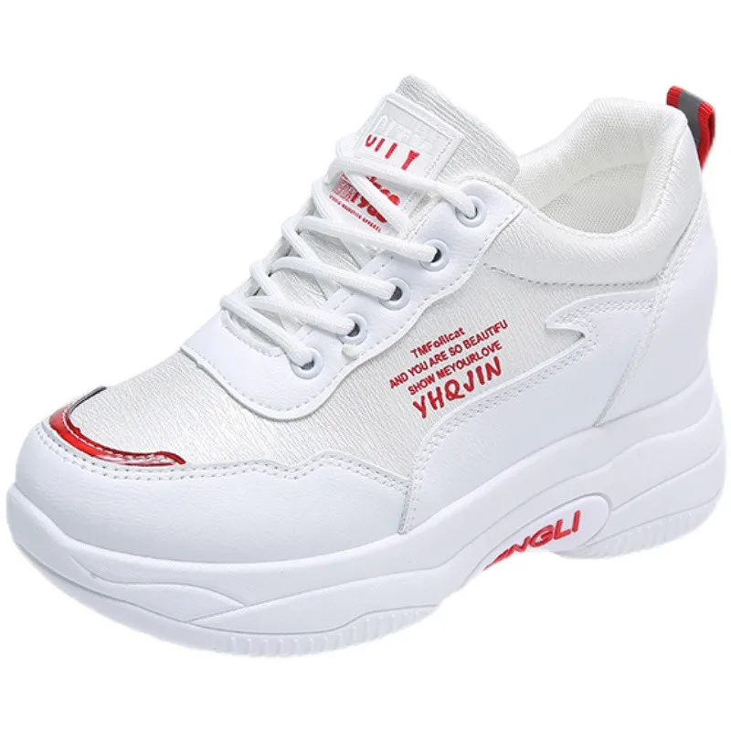 

2021 Hot Flats Woman Sneakers Women's Shoes Ladies Casual Breathable Female Vulcanized Shoes Lace Up Woman Comfort Walking Shoes