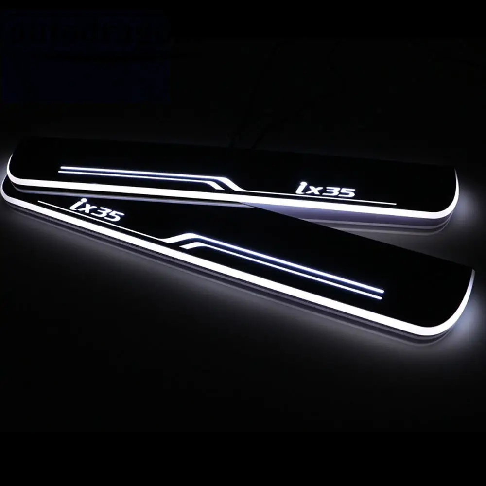 

Waterproof Acrylic Moving LED Welcome Pedal Car Scuff Plate Pedal Door Sill Pathway Light for W204 A6 A3 A4 A5 B8.5 F18 F10 K5