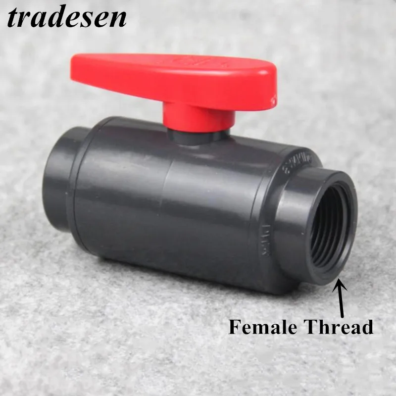 1 шт. обе стороны 1/2 '' 5&quot Женский стандартный прямой клапан из ПВХ для труб