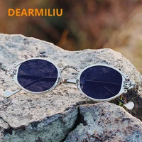 dearmiliu 2022 new glasses retro steampunk sunglasses gothic oval frame carved sunglasses glasses women 899