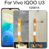 6 58 lcd for vivo iqoo u3 lcd display screen touch sensor digitizer assembly for vivo v2061a display replacement