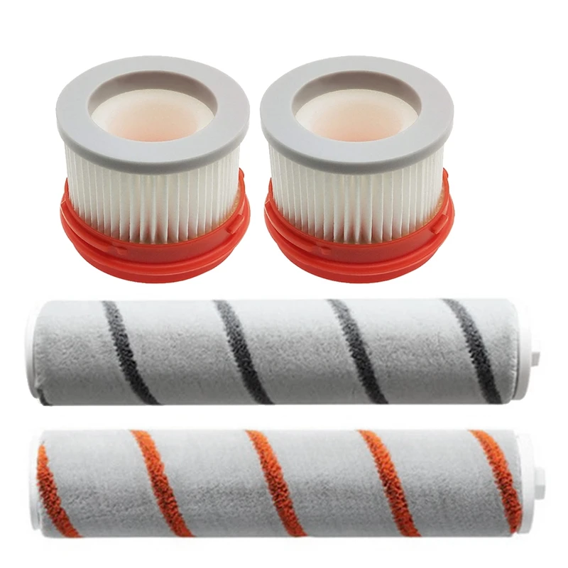 

Replacement HEPA Filter,Rolling Brush,Soft Roller Brush for Xiaomi Dreame V9 V9D V10 Cordless Vacuum Cleaner,4 Pack