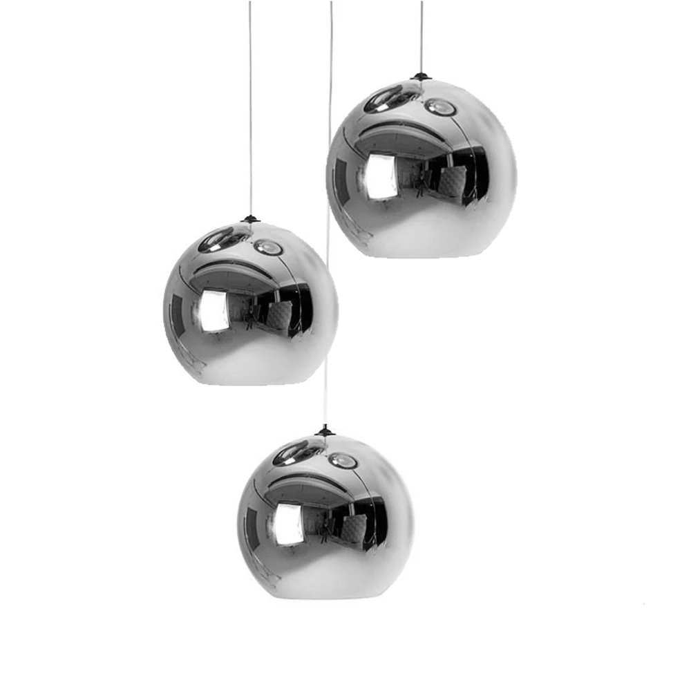 Современный подвесной светильник стеклянный шар кухонная лампа Золотой