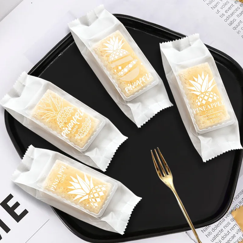 50Pcs Transparent Frosted Caramel Brownie Packaging Bag Machine Sealing Pineapple Nougat Biscuit Pastry Bag
50Pcs Transparent Frosted Caramel Brownie Packaging Bag Machine Sealing Pineapple Nougat Biscuit Pastry Bag