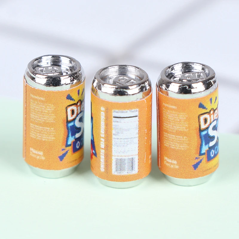 

10pcs/lot Bottles Beer Cans 1:12 Miniature Dollhouse Furniture Dollhouse Mini Doll Model Cans Crafts Dollhouse Gifts Accessories