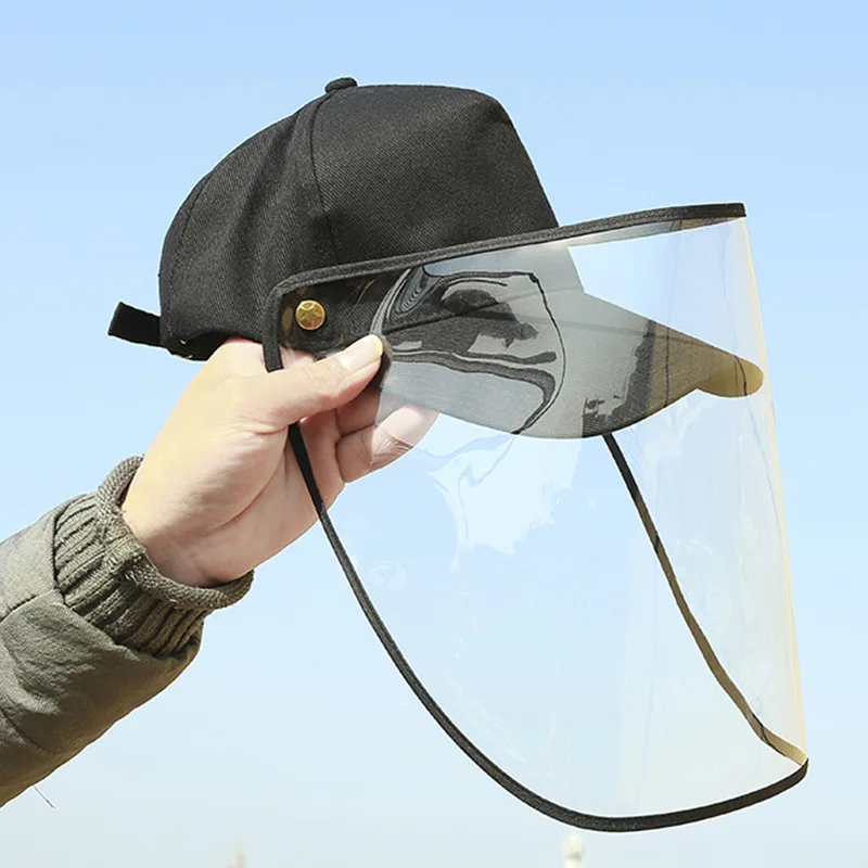 Прозрачная пластиковая противотуманная слюнявчик на все лицо защитная крышка 6