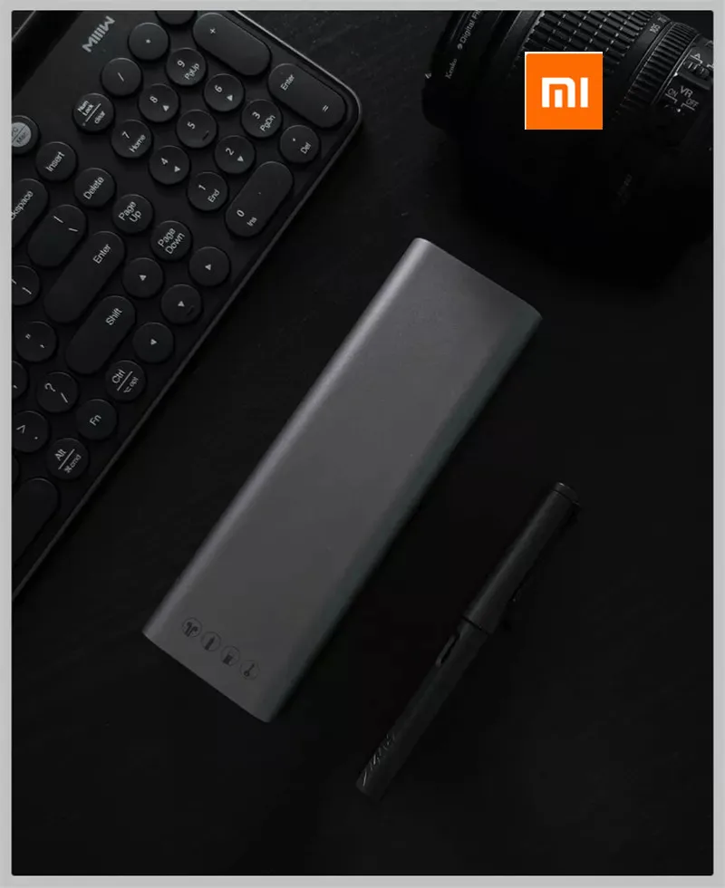 Xiaomi Mijia Miiiw металлический ящик портативный Карандаш Чехол кабель для наушников Органайзер алюминиевый корпус кнопочный переключатель пенал для канцелярских принадлежностей