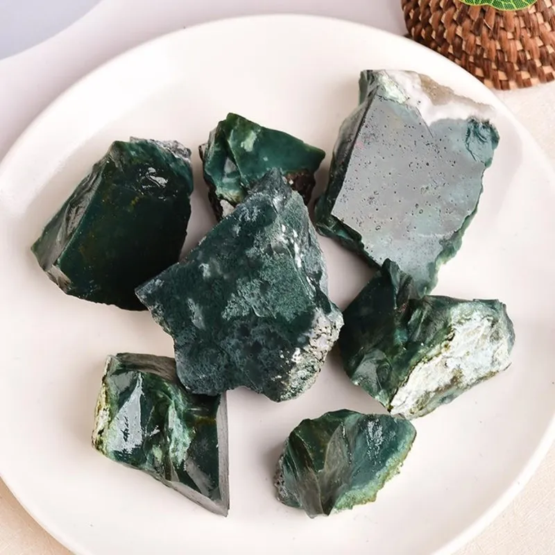 Натуральный водный Агат необработанный Кристальный кварц минералы Исцеляющие