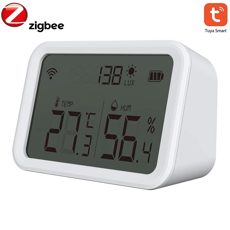 

Tuya Smart Zigbee LCD Electronic Digital Temperature Humidity Meter Sensor NEO Thermometer Hygrometer Smart Home OTA IOS Android