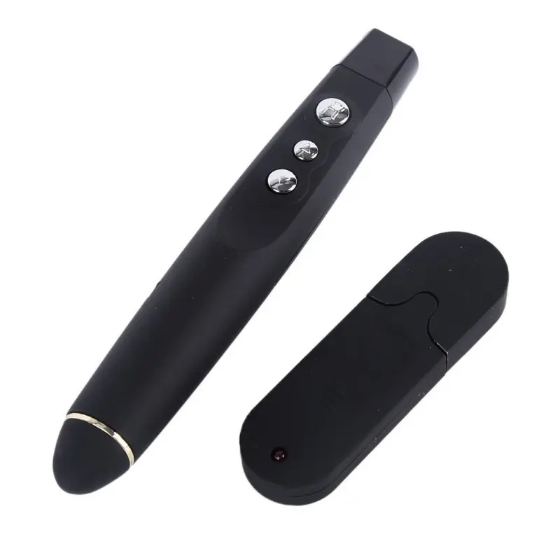 Sale Wireless USB PPT Presenter PowerPoint Remote Control Presentation Pointer Black Wireless USB PPT Presenter
