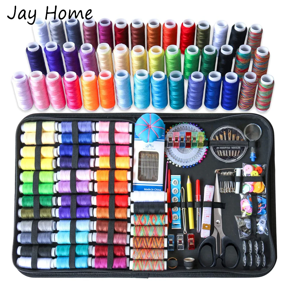 

238/184PCS Sewing Supplies with Sewing Thread Spool Kits Multi-function Travel Sewing Bag Sewing Repair Set for Quilting Craft