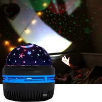 starry sky projection lamp childrens bedroom led night light baby lamp decoration rotating starry sky galaxy projection table l