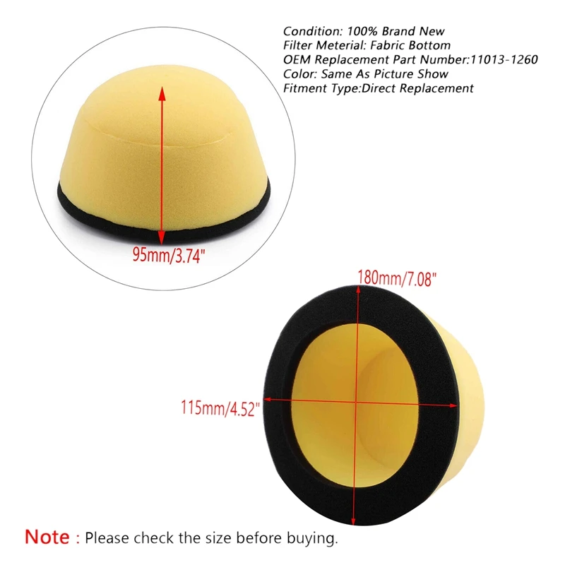 Воздушный фильтр для мотоцикла s Kawasaki KDX 200/220R/250 KLX 250S/300/300R/650R KX 125/250/500