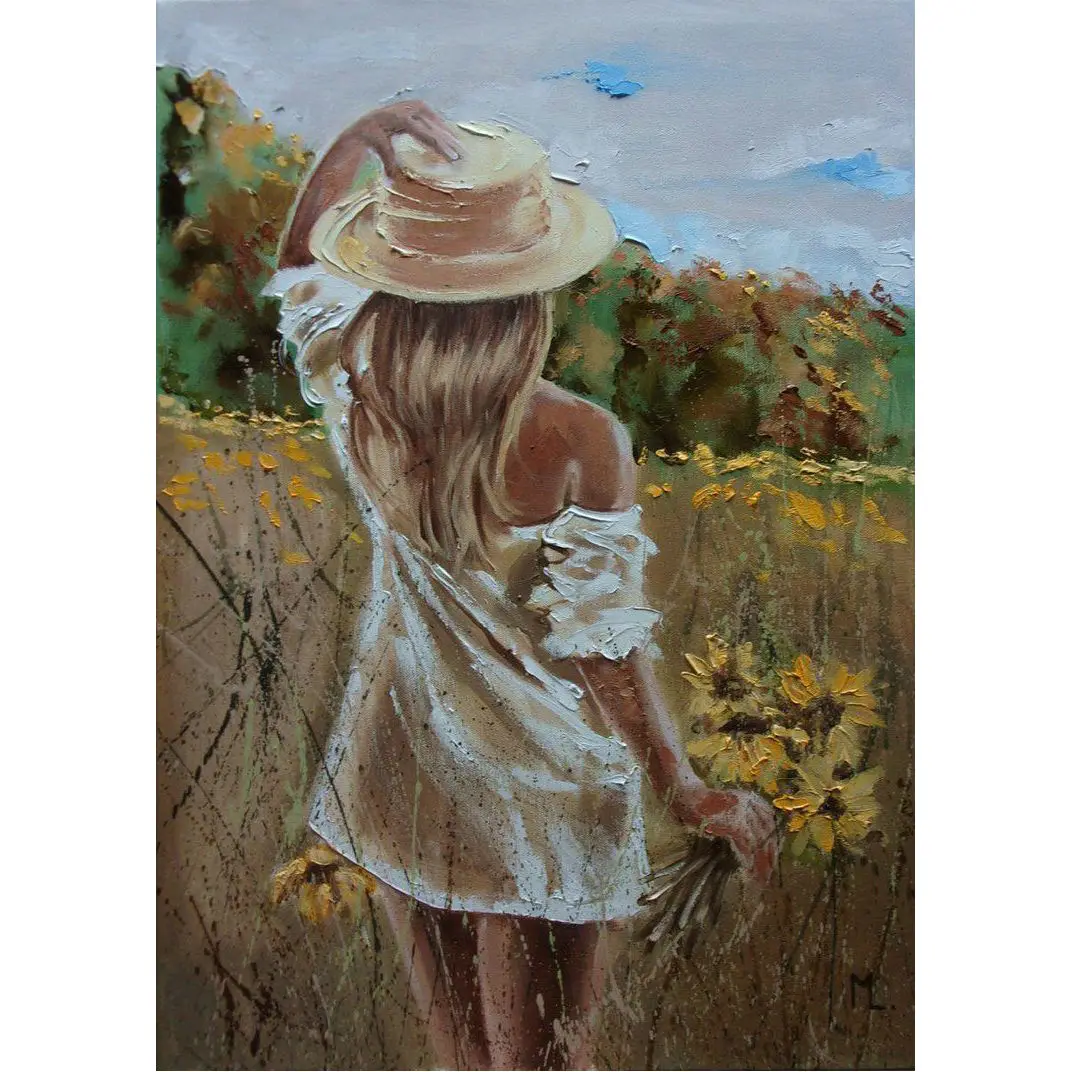 

Набор для алмазной живописи «сделай сам», Набор для творчества с квадратными/круглыми стразами 5D, шапка, красавицы, вышивка стразы, домашний...