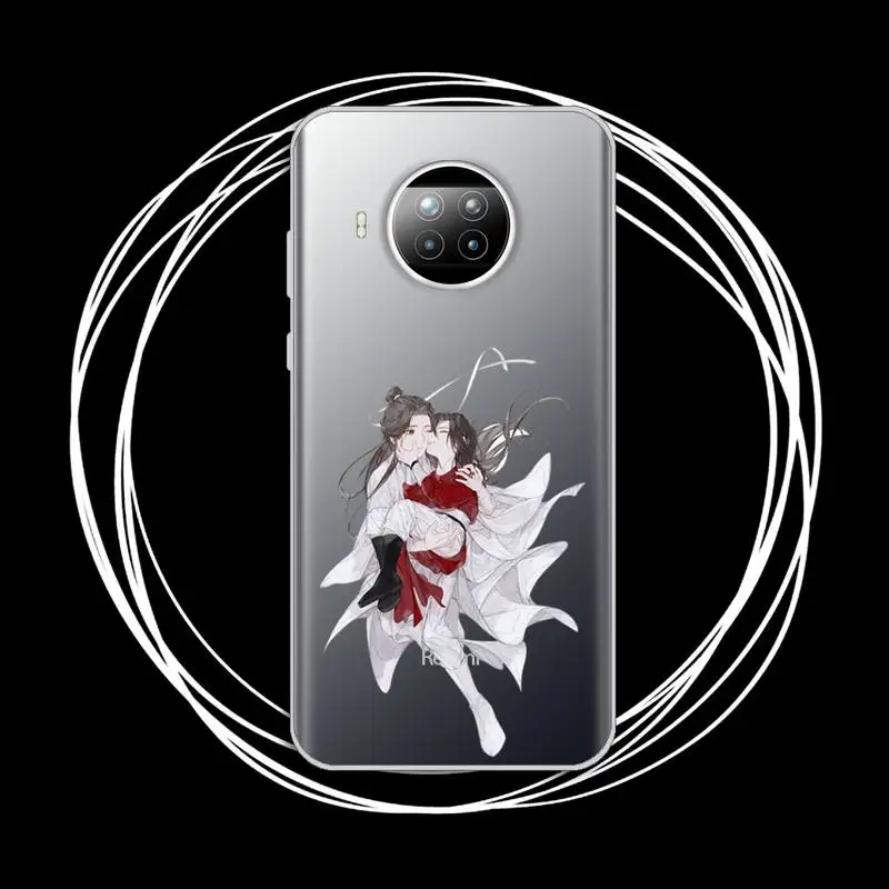 

Tian Guan Ci Fu Phone Case Transparent for xiaomi redmi note 8 9 9s 11 10t lite pro
