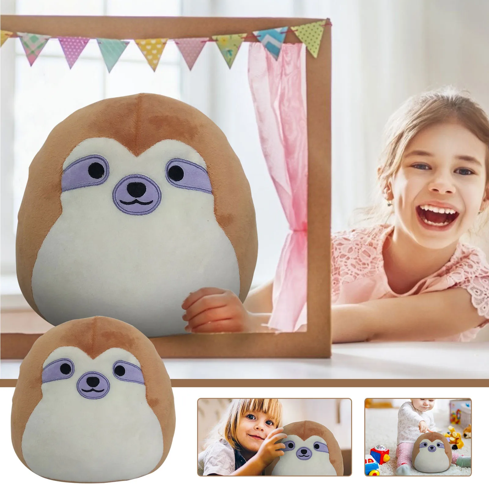 

pillow 3D anime body decorative pillows squishmallow Pillow Soft Waist Cushion Plush Stuffed Toy Decoration Gift