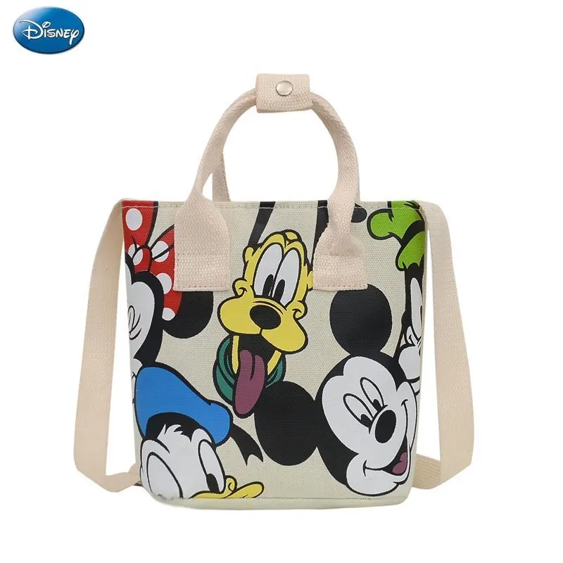 

Disney Mickey Canvas Handbag New Boutique Shopping Bag Reusable Grocery Bag Environmental Protection