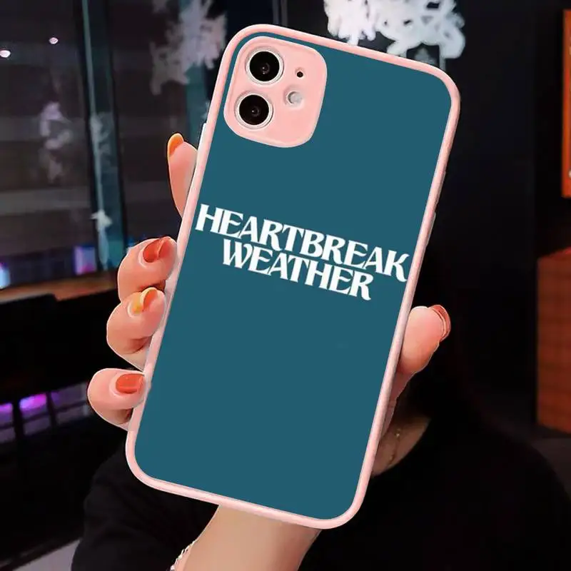 

Niall Horan Heartbreak weather Phone Cases Matte transparent For Pink iPhone 12 Mini 11 Pro XR XS Max 7 8 Plus X Back Cover