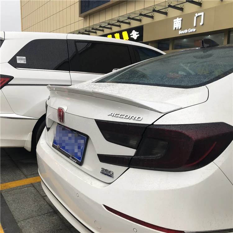 Спойлер для HONDA Accord 2018-2019 спойлер высокого качества из АБС-пластика заднее крыло