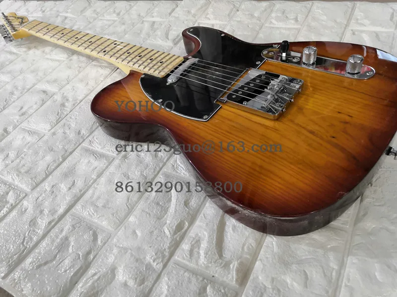 Цветная гитара Ash body Tlr TS хромированные металлические изделия Кленовая подставка