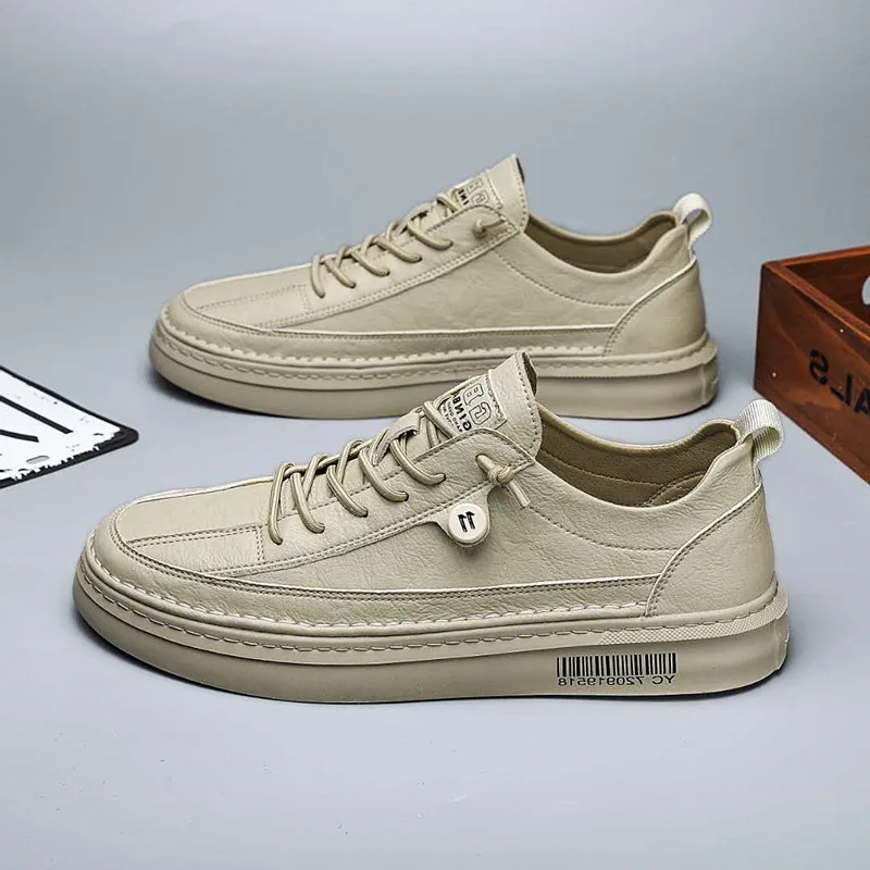 

Fashion Men Shoes Leather Brogue Shoes Brand Business Outdoor Travel Casual Natural Footwear Male Classic Office Non-Slip Flats*