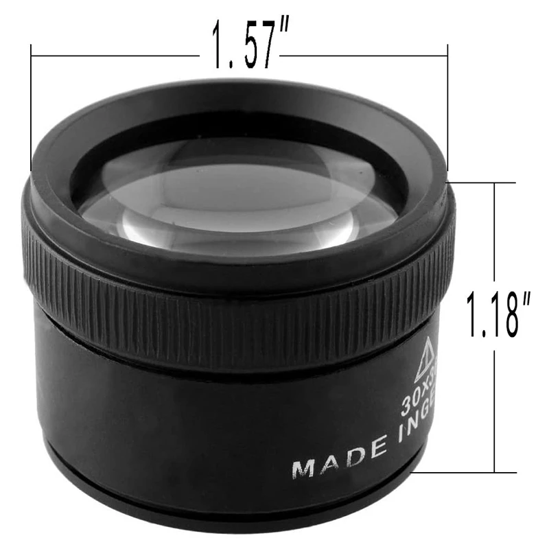 30x36 мм оптика лупы nifying стекло объектив портативный для ювелирных монет