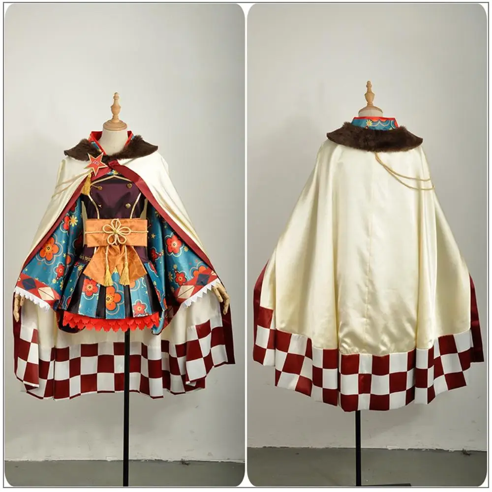 Кимоно для косплея Love Live Taisho пробуждение модное платье с накидкой хунока Рин Эли