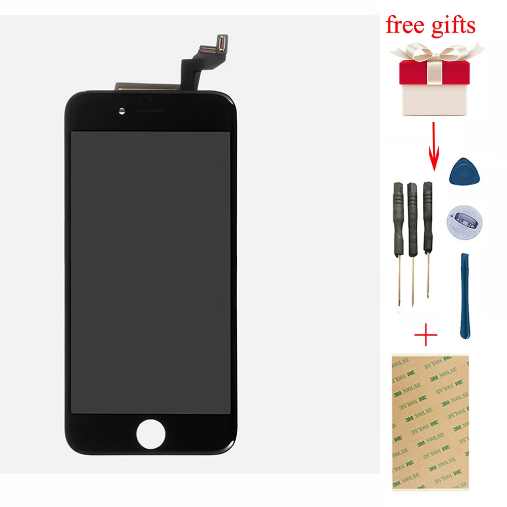 10 шт./лот ЖК дисплей для iPhone 6S экран и сенсорный дигитайзер сборка