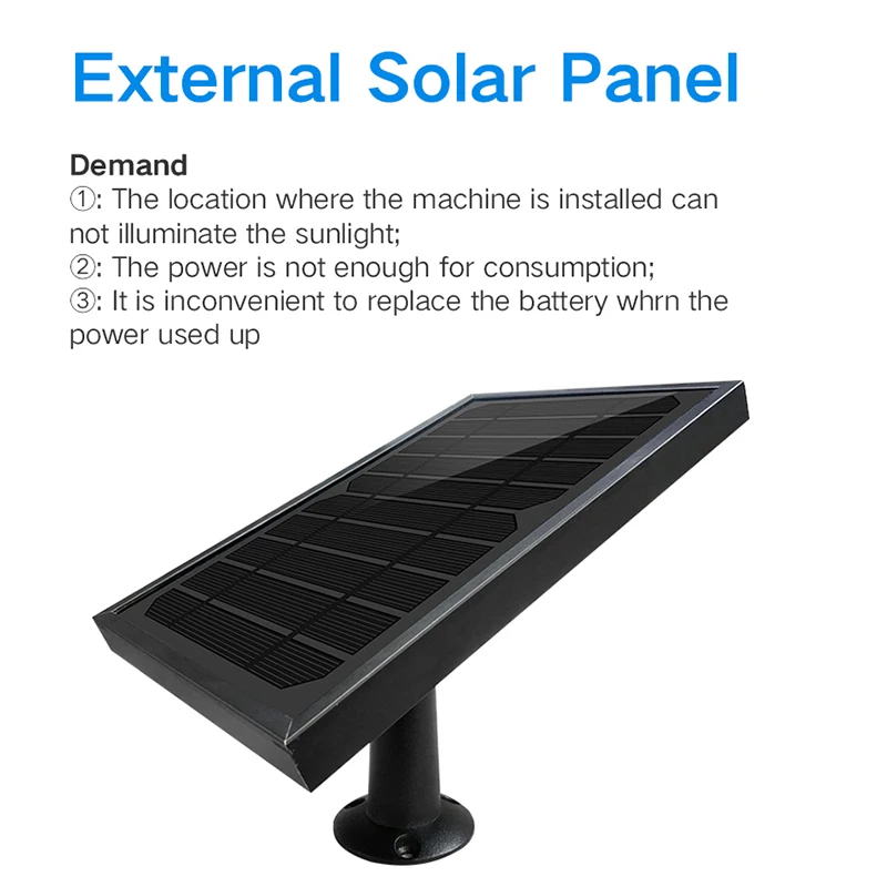Solar Panel for Wireless Ip Camera 5V 1A 3M Android Interface Micro USB Energy High Quality | Безопасность и защита
