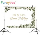 Фон Funnytree с цветочным рисунком, Свадебный декор, обручальное свадебное кольцо, фотосессия для фотостудии