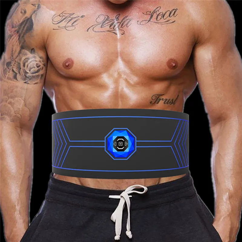 Пояс для похудения Электрический тренажер брюшного пресса стимулятор мышц тонер