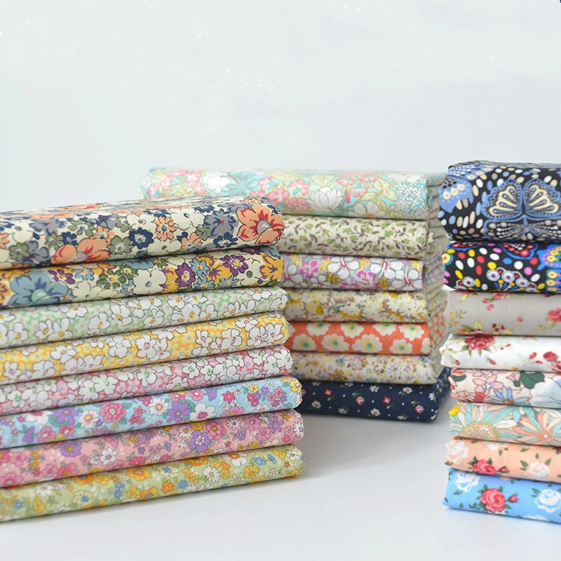 145x50 см пасторальная Цветочная летняя хлопковая поплин Сделай Сам детская одежда