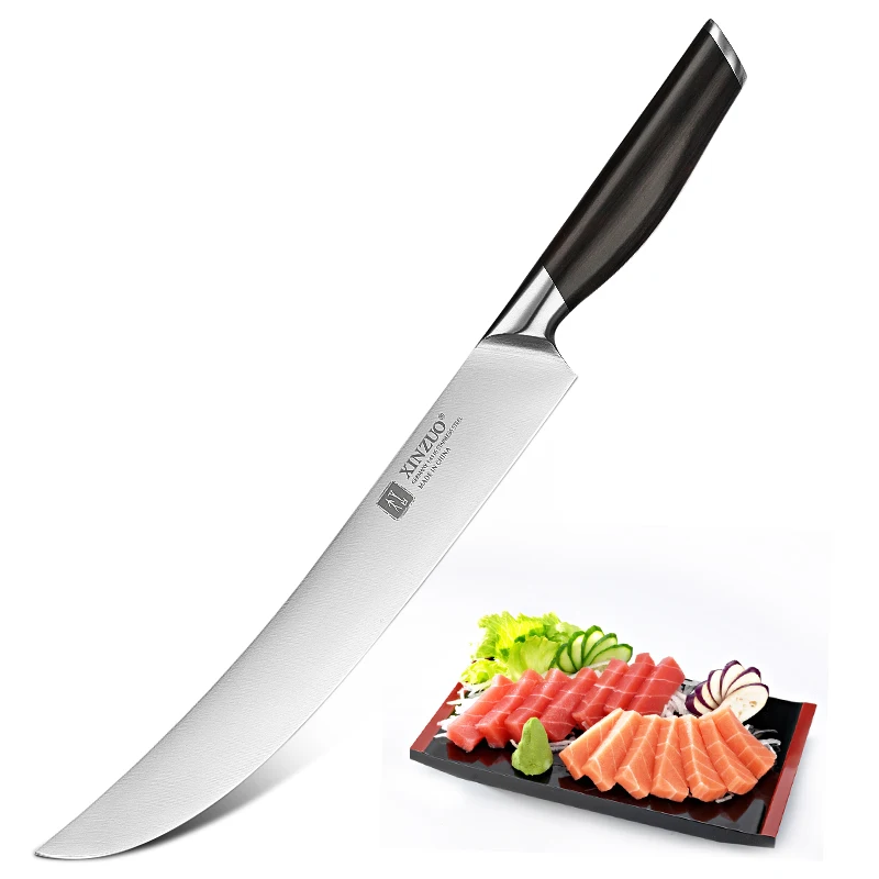 XINZUO Forged Cleaver Knife Carving Fork 1-2PCS Gemany 1.4116 Steel Barbecue Steak Roasting Kitchen Dining Tableware | Дом и сад