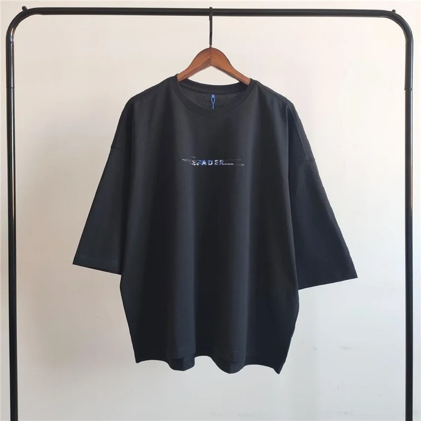 Негабаритных ADER ERROR футболка для мужчин и женщин потерянный номер карман код