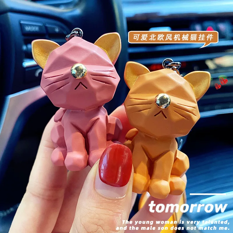 Брелок для ключей с мультипликационным животным модный брелок пар аксессуар