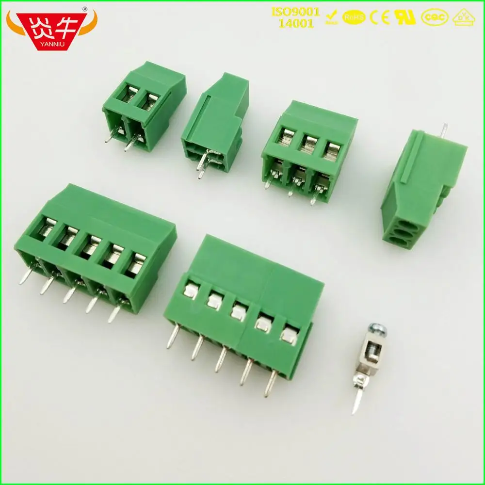 KF129 5,0 2P 3P PCB универсальные Винтовые клеммные блоки DG129 5,0 мм 2PIN 3PIN MKDS 3/2-5,0-1711026 Феникс контакт DEGSON KEFA