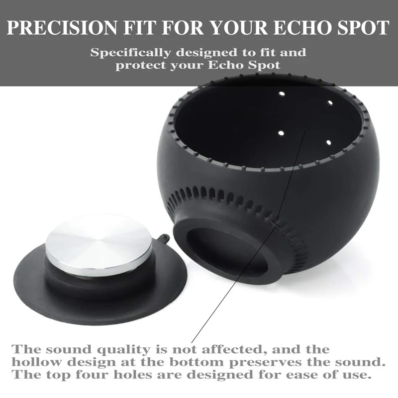 Силиконовый Настольный держатель для Echo Spot 360 градусов вращающаяся настольная