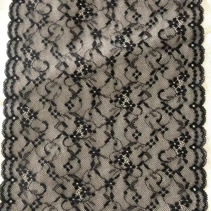 Эластичная кружевная отделка 1 метр для подвязки стрейчевая ткань | Дом и сад