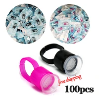 10050pcs tattoo supply ring cups tools microblading pigment holder permanent makeup disposable tattoo ink cups with sponge
