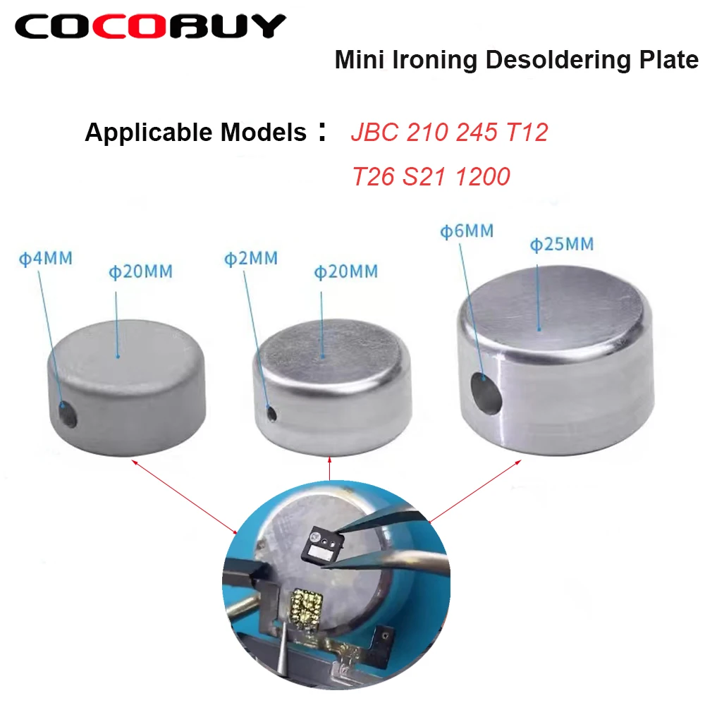 

Мини гладильный стол для распайки для JBC210 245 T12 QUICK 936 TS1200 железный наконечник IC материнская плата гибкий кабель пайка нагрев ремонтный инстр...