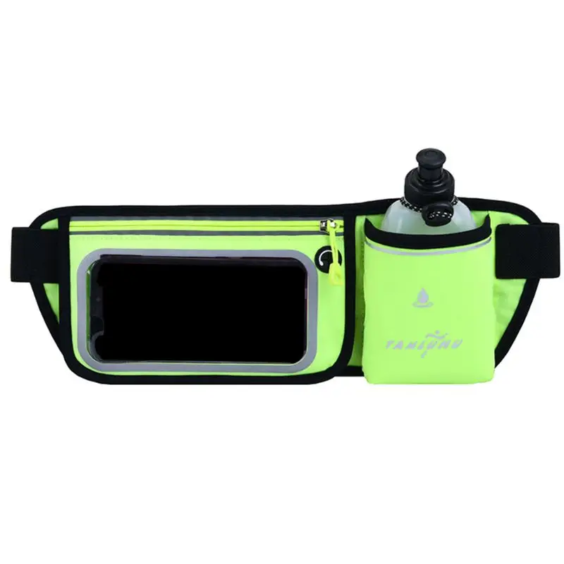 

Sport Pocket Belt Waist Pack Touchscreen Pouch Water Bottle Holder Running Bag LX9F