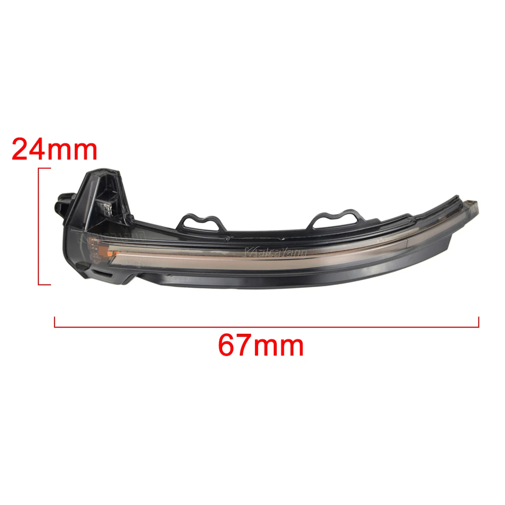 

2x Dynamic LED Turn Signal Light Rearview Mirror Indicator Sequential Blinker For Audi A4 S4 RS4 B9 2016-2019 A5 S5 RS5