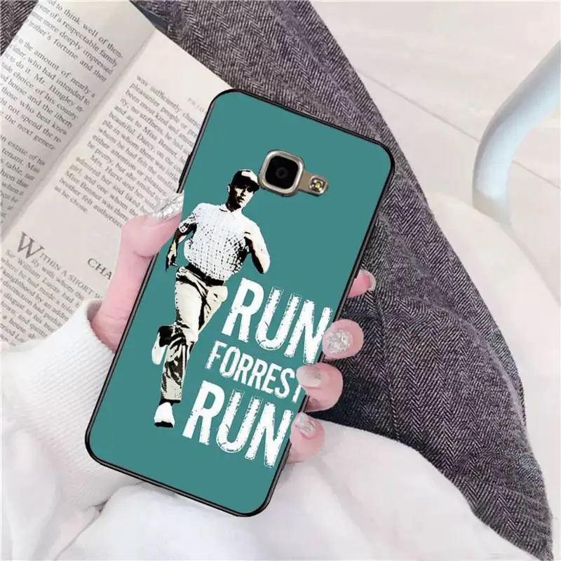 

LJHYDFCNB Forrest Gump Black Soft Phone Case For Samsung A 9 10 20 30 40 M20 S 30 31 J5(2015) J5prime 6 7 Plus