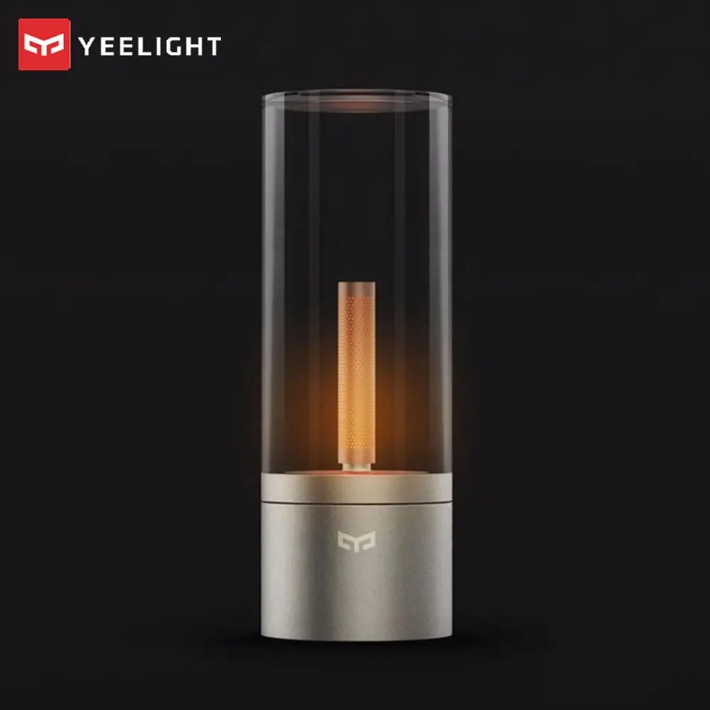 Xiaomi yee светильник-свеча Романтический смарт-контроль светодиодный ночной ужин атмосферный светильник yee светильник приложение подарок на день рождения для мальчика
