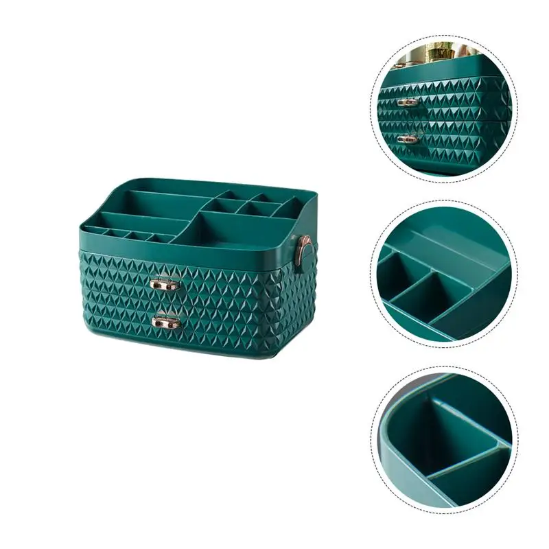

1pc Cosmetic Container Cosmetic Organizer Makeup Case Desktop Box Cosmetic Box Storage Case for Hotel Home