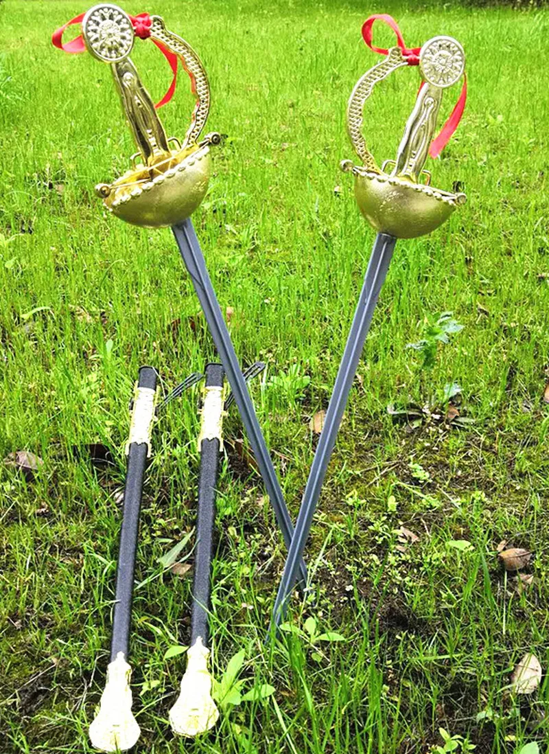 Cos Реквизит оборудование ограждения принц меч ниндзя игрушки Зорро 70 см Пластик в